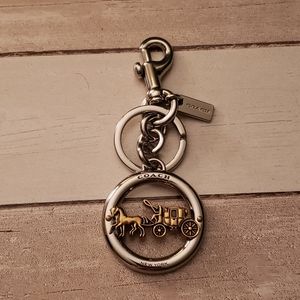 Coach bag charm